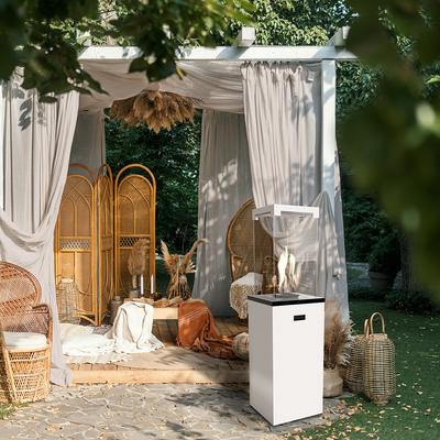 Plynové topení PATIO LIGHT bbílá