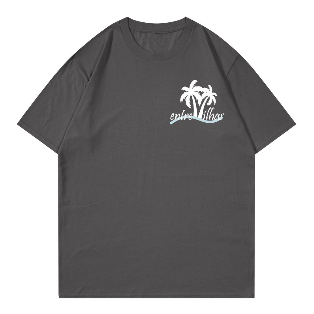 Unisex T-Shirt Lässiges Lockeres Oberteil Bequemes Rundhals-T-Shirt