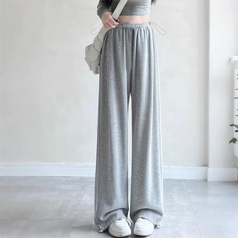 

Spring Maternity Two-Way Sports Pants: Narrow or Wide Leg Sweatpants 2XL світло-сірий колір