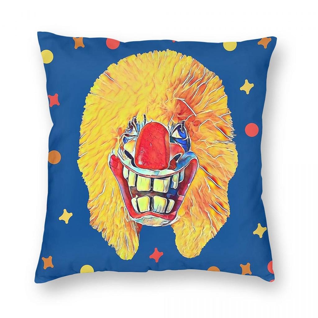 Waggis Basel Carnival Square Pillowcase Polyester Linen Velvet Pattern Zip Decorative Car Cushion Cover