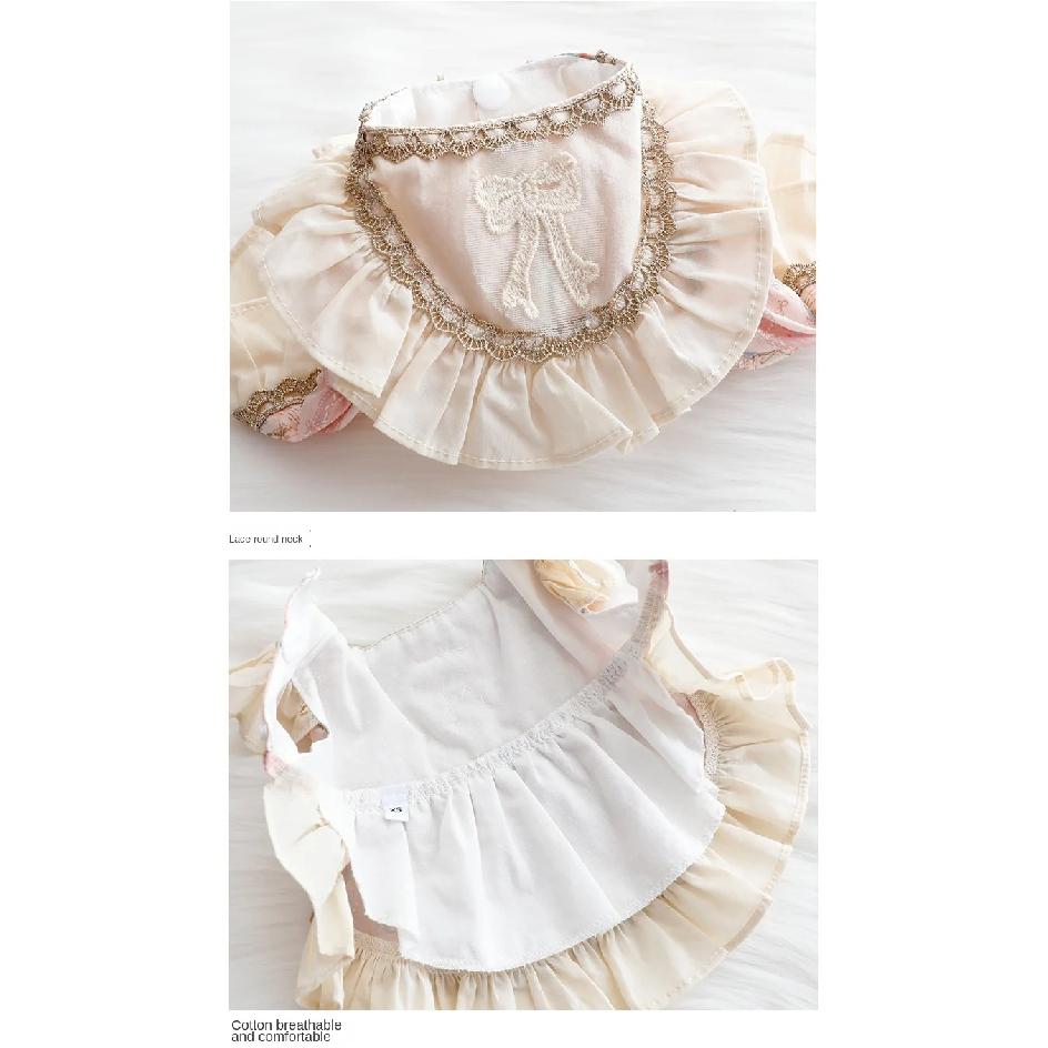 Lolita princess dress for dog and cat, clothes for spring and summer