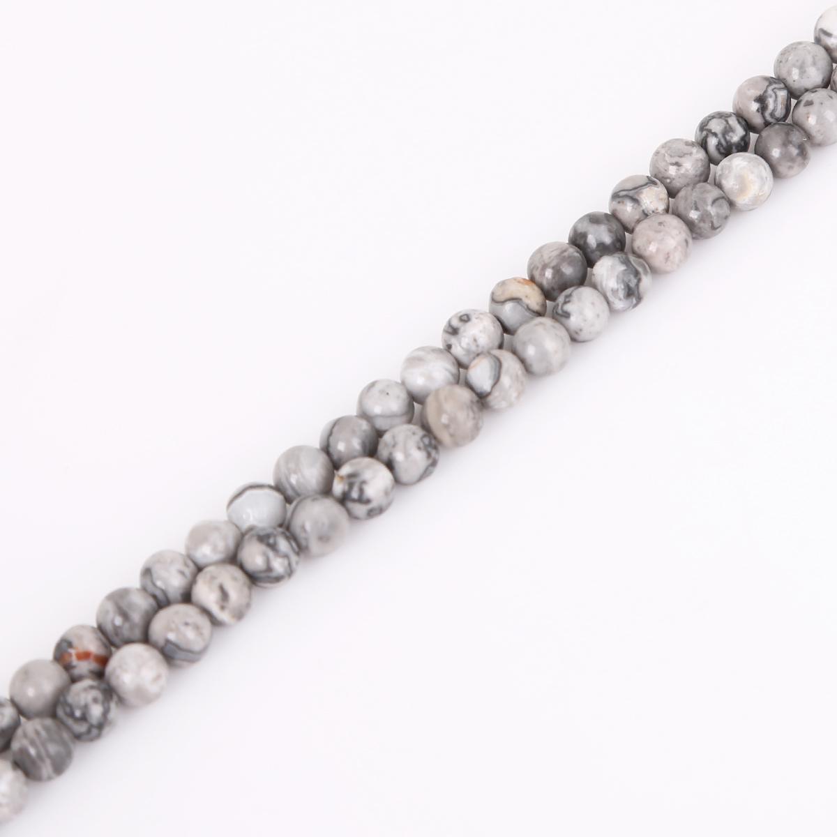 

4-12 мм натуральные круглые серые каменные бусины для изготовления ювелирных изделий своими руками 4mm 93pcs