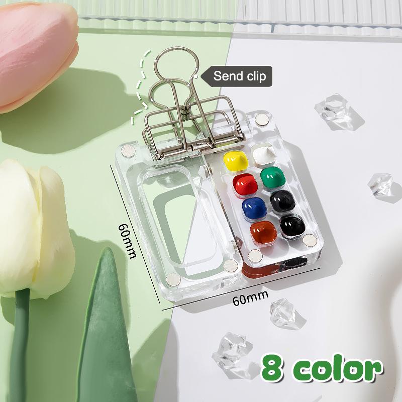 

Набор дорожной акварельной палитры Мини карманная палитра акварельных красок для художников студентов A6