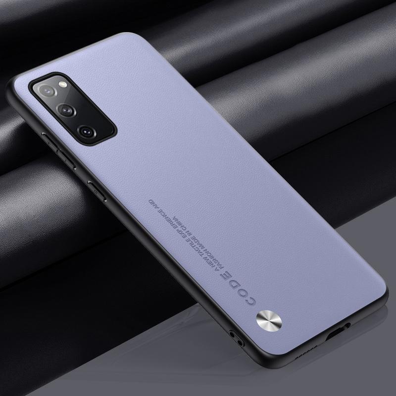 Luxusní PU kožené pouzdro pro Samsung Galaxy S20 FE S20 Plus Matný kryt silikonové ochranné pouzdro na telefon Samsung S20 Ultra Coque