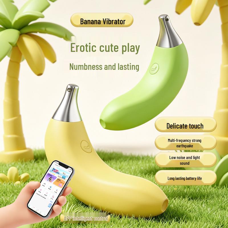 Chuchen Remote-Control Banana Clitoral Stimulator Vibrator