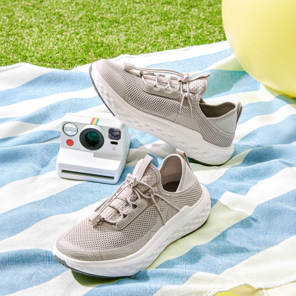 Anta Leisure Lightweight Breathable Thick Sole Comfortable Casual Shoes Men Sneaker 112628866-3