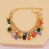 Bohemian Multicolor Glass Beaded Bracelet for Women