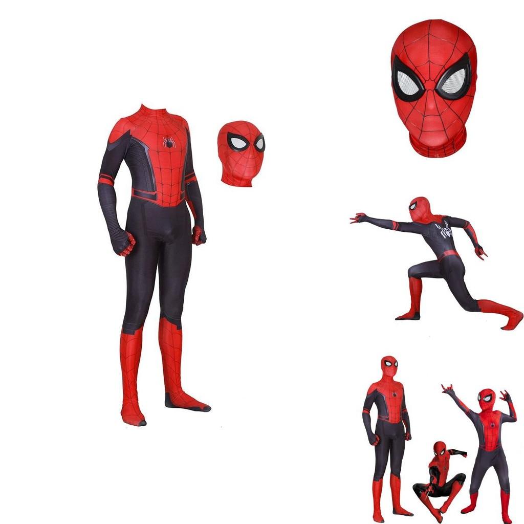 Quality Peter Parker Spider Man Far From Home Cos Costume For Adults And Kids**