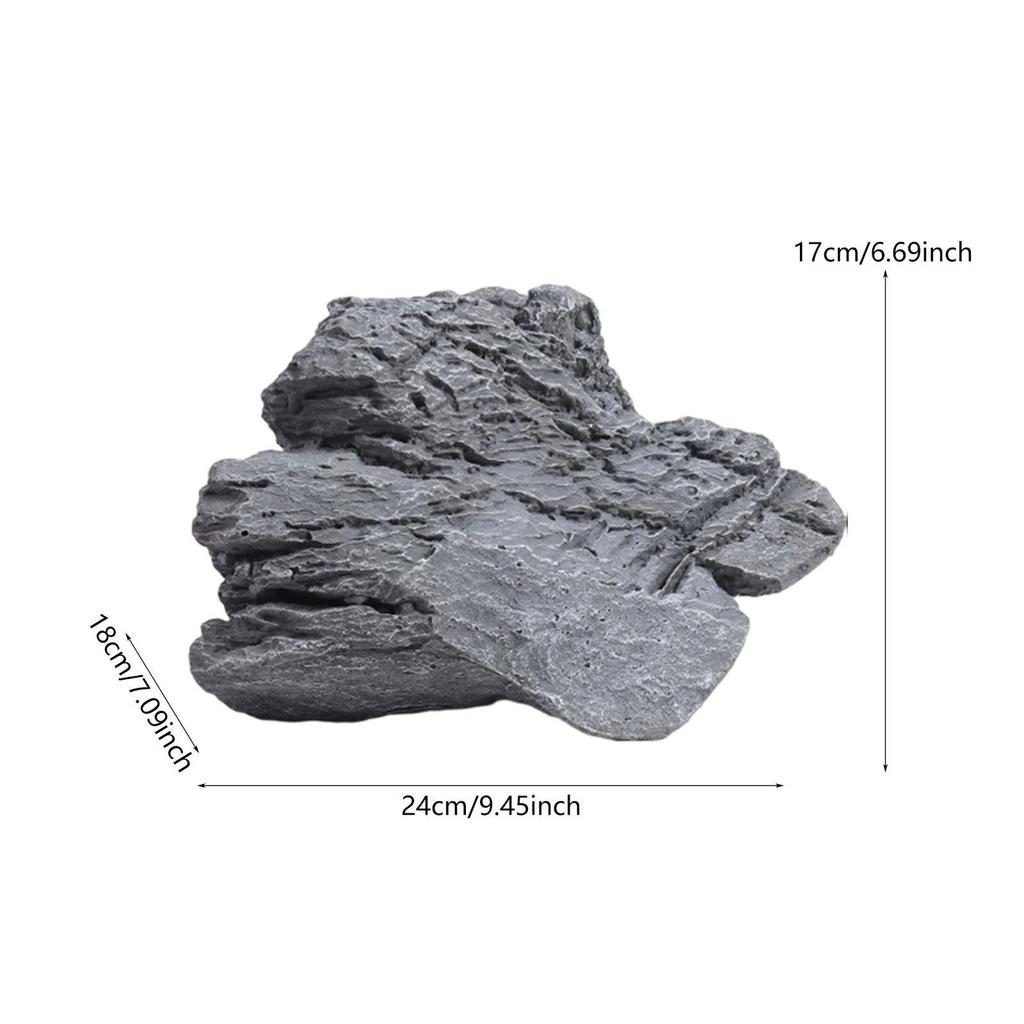 Landschaftsfelsen PVC Grau Kunstfelsen für Landschaftsgestaltung Kommerzielle Straßen Hotels