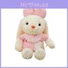 Plush Rabbit Toy With Dress And Bow Decoration For Kids Girls And Baby Girls Gifts