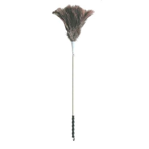 TERAMOTO MM Ostrich Feather Duster, Large, Brown, 9936g