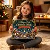 Decorative Figures for Window Christmas Witches Advent Calendar 2026 24 Days Yule Countdown Box 2D Holiday Gift Women Acrylic Witch Figurine Signs