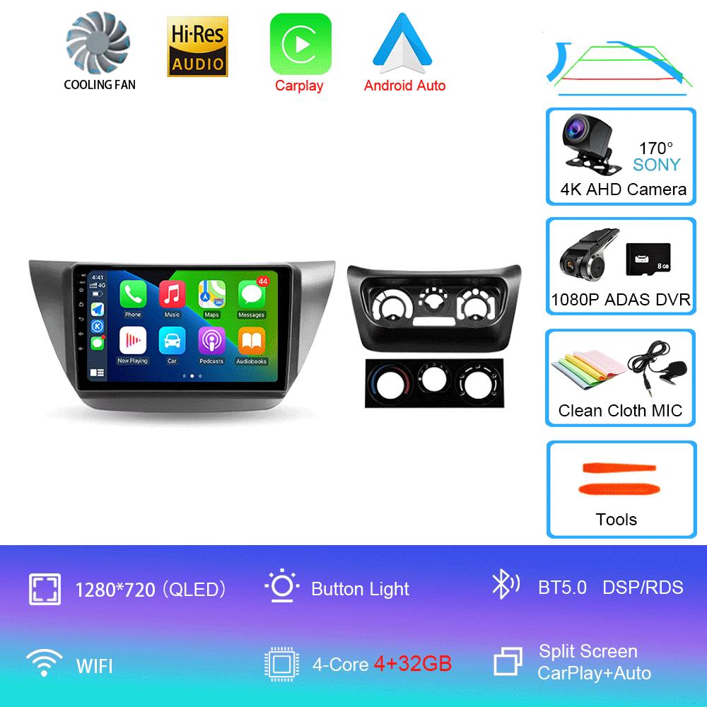 Android 14 Car radio For Mitsubishi Lancer 9 CS 2000 - 2010 Multimedia Video Player Stereo Navigation GPS No 2din 2 din dvd