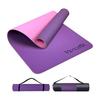 Yoga Mat, TPE Material, 145 X 61 Cm, Small, Compact, Portable, 6 Mm Thick, Non-slip/shock Absorption, Storage Bag Included, Yoga/pilates/training Mat