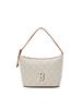 Mlb Classic Monogram Jacquard Hobo Bag Bos (L.Beige)