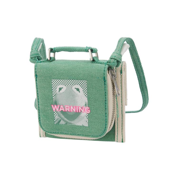

New LiNing Disney, Collaboration Fabric Shoulder Bag, Crossbody Bag Regular Unisex Green ABDR384-3 11.9*2.0*9.9CM