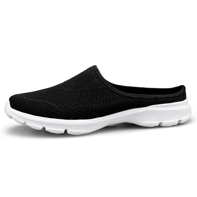 Fashion Women Walking Shoes  Slip-On Orthopedic Diabetic Ladies Platform Mules Mesh Lightweight Slipper Wedge Female Sneaker