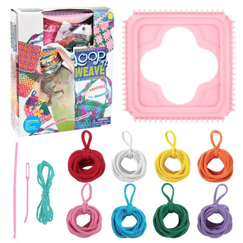 

Игрушка для вязания эластичной веревкой, вязание петлями своими руками, радужный спиральный станок, набор для креативного изготовления подставок