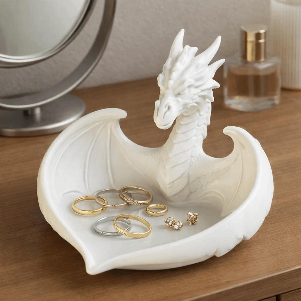 Creative Jewelry Storage Tray Dragon Shape Bracelets Organizer Desktop Ornaments