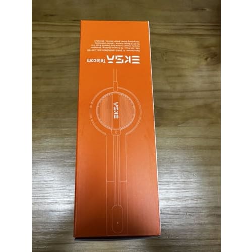 EKSA H12 Wired Headset with AI Noise Cancelling, Microphone, 3.5mm Connection, Lightweight, High-Performance Headphones with Mute Function, Volume Con