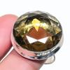 Natural Smoky Topaz Gemstone 925 Sterling Silver Jewelry Ring Size 8 AR-17160