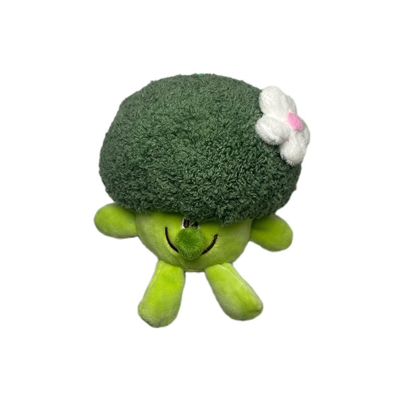 

Милая плюшевая игрушка брокколи, маленькая подвеска, универсальная подвеска в виде сумки с цветной капустой