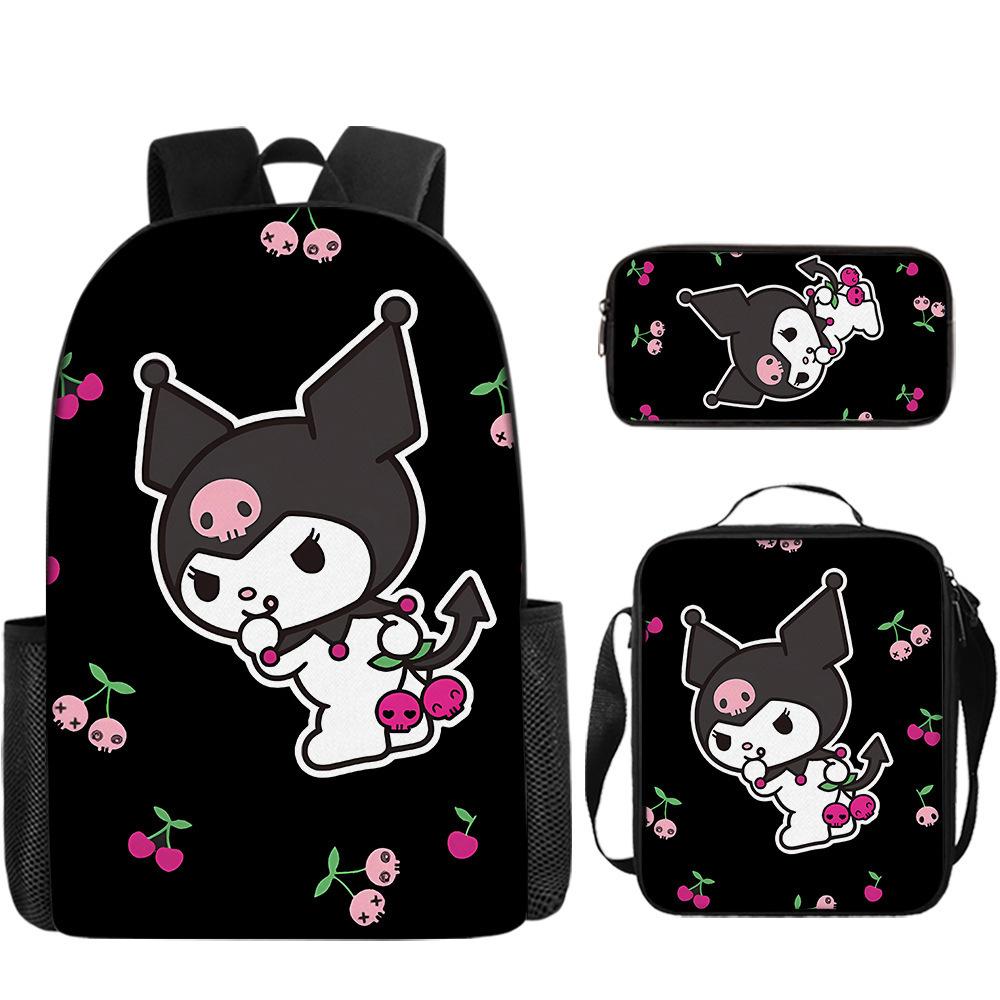 3D Animation Three-Piece Yugui Dog Cartoon Primary And Secondary School Students Schoolbag Children'S Backpack