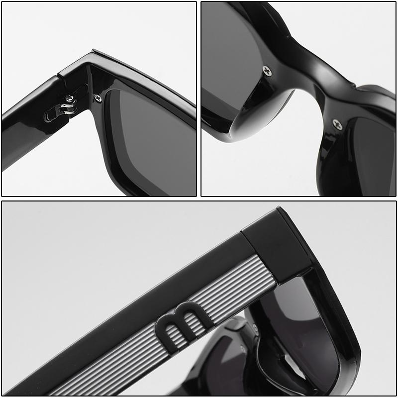 Fashion Luxury Designer Sunglasses Women M Letter Square Oversized Shades Elegant Trendy New Glasses