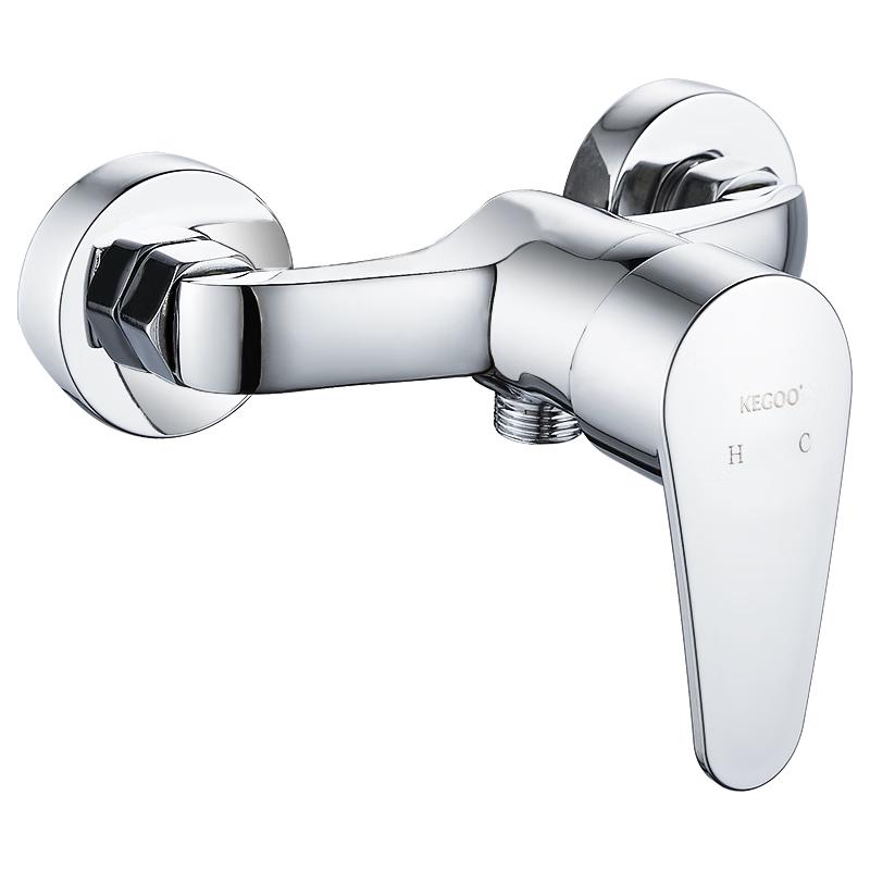 KEGOO Brass Bathroom Shower Mixer Faucet