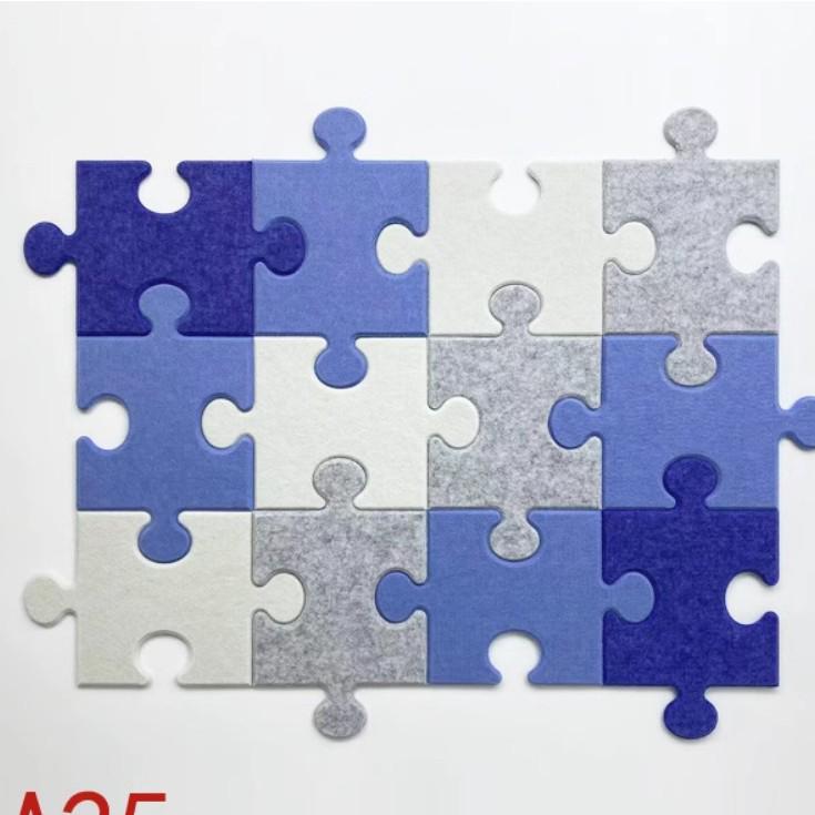 3D Felt Puzzle Wall Decor & Message Board