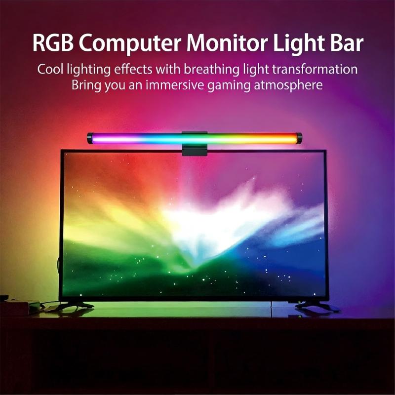 LED Monitorlicht Hängende Schreibtischlampe Berührbare Dimmfunktion Augenfreundlich für Arbeit Gaming Augenschutz Computer Schreibtisch