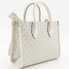 Michael Kors Mirela Small Handbag 35F2G7ZC5B 2WAYShoulder Signature White PVC Women Used
