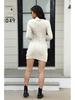 Cross-Border Fashion Cable Knit Sweater Dress: New European & American Mid-Length Autumn/Winter Women's Clothing