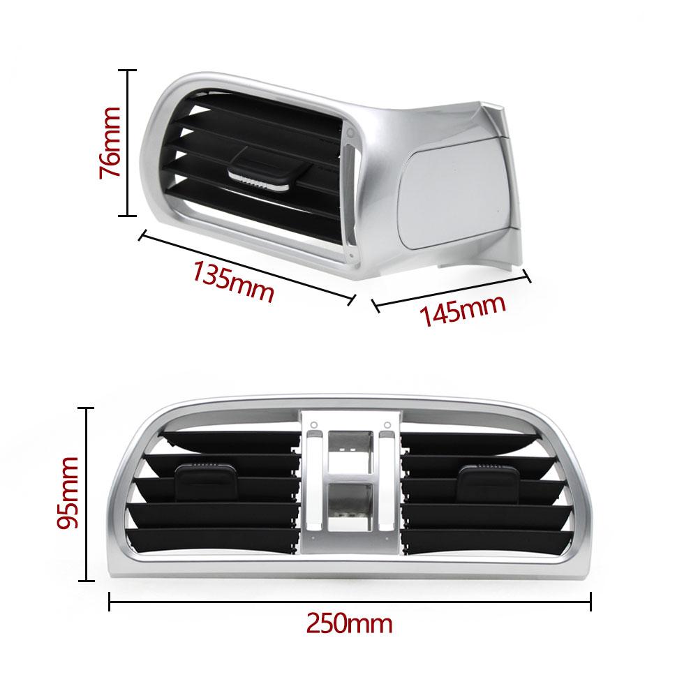 Front Air Conditioner Left Right Central AC Vent Grille Oulet Cover Panel For Porsche 911 Carrera Targa GT2 GT3 997 2004-2012