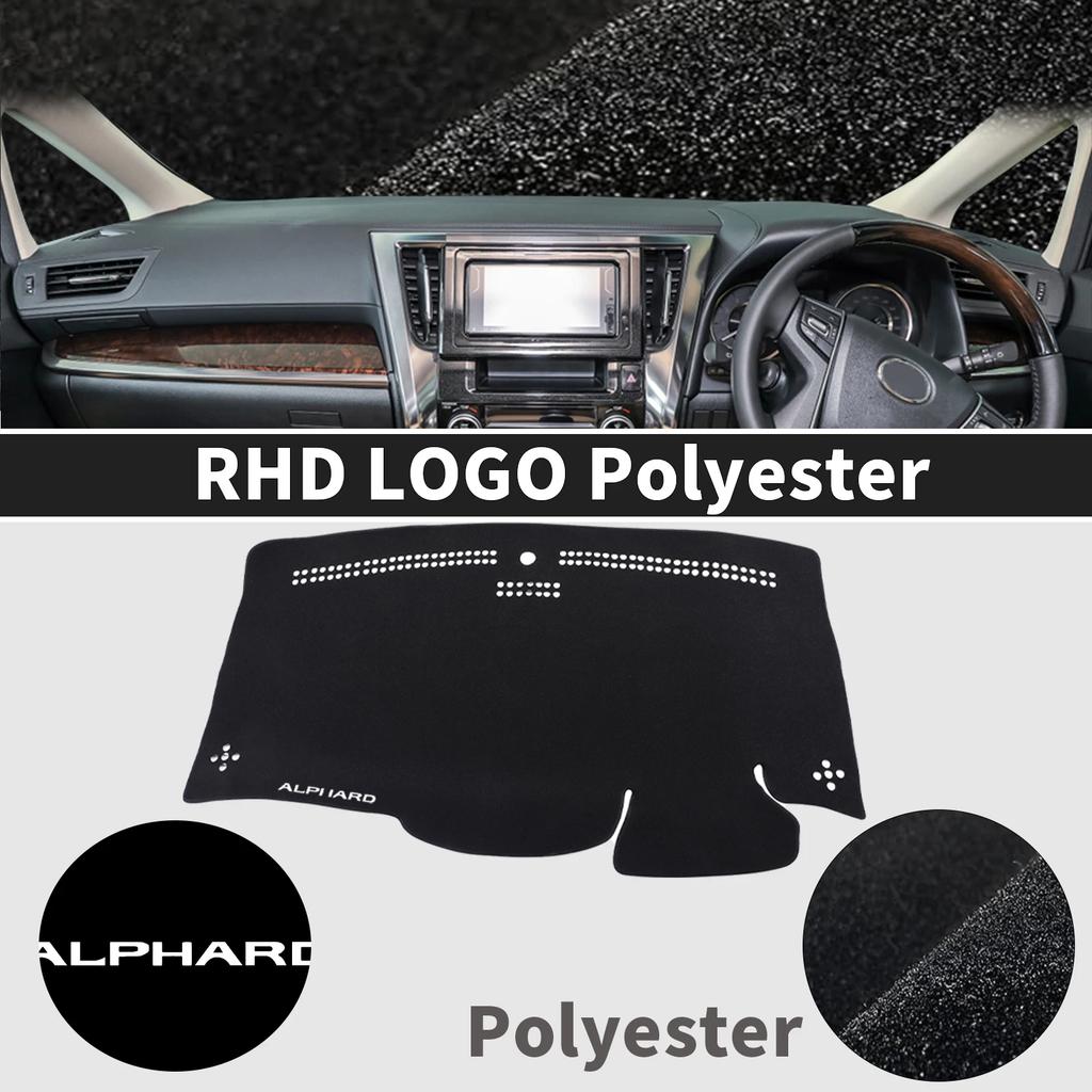 fit for Toyota Alphard Vellfire 30 AH30 2015- RHD Dashmat Dashboard Cover Pad Protective Carpet Accessories DashMat Sunshade