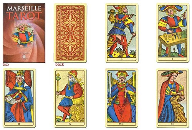 Marseille Tarot Major Arcana 22 cards Hard box version with Japanese commentary /