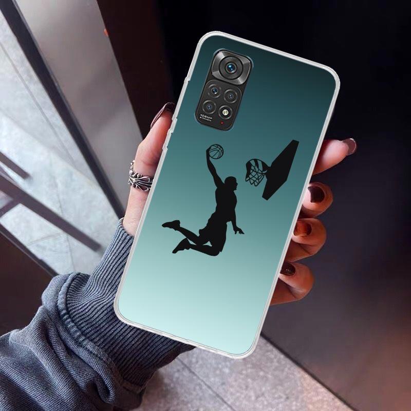 Basketball Basket Sports Phone Case For Xiaomi Redmi Note 15 14 14S 13 12S 12 Pro Plus 11S 11 10S 10 4G Cover 11E 11T 5G Print F