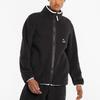Puma Retro Logo Casual Faux Shearling Collar Jacket Men Jacket Black 532966-01