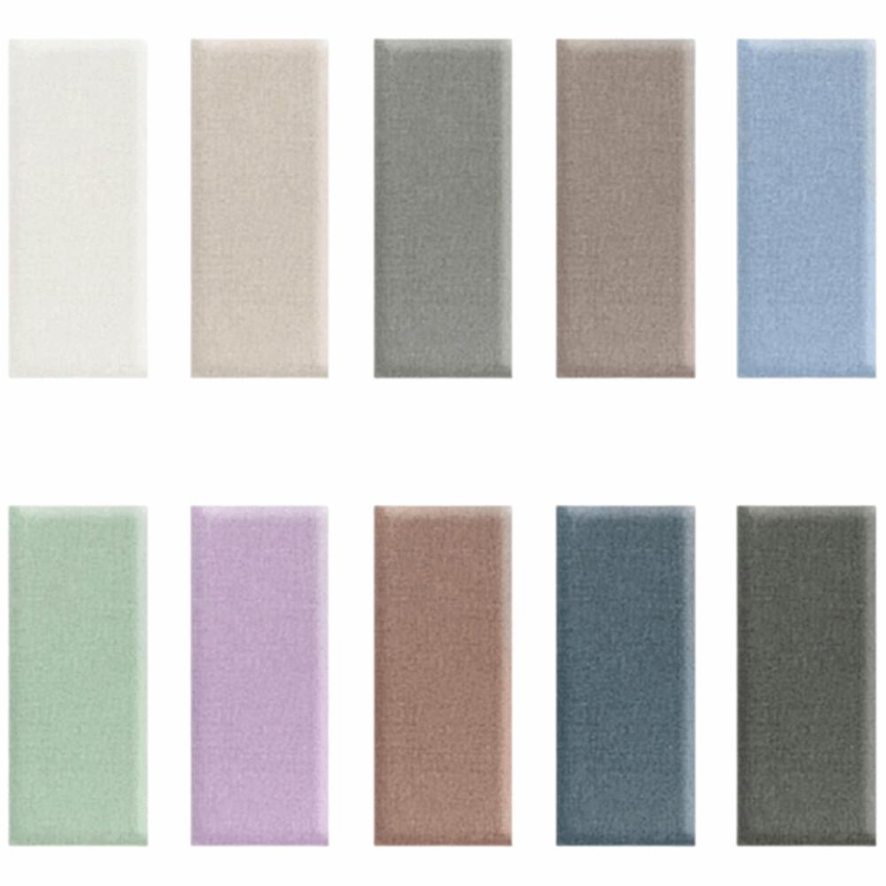 Soft Material Imitation Linen Soft Bag Self-adhesive Headboards  Hotel Decoration