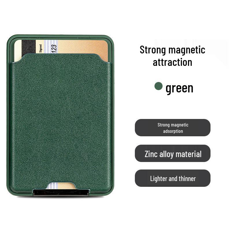 Portacarte Leggero in Pelle Compatibile MagSafe per iPhone 16 Pro Max