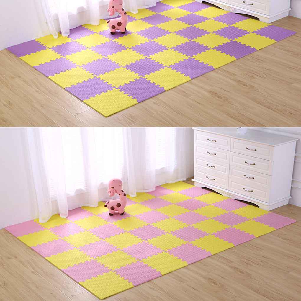 9pcs Eva Baby Kids Crawl Interlocking Floor Tiles Foam Puzzle Exercise Play Mat