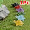 1PC Crystal Turtle Table Ornaments Mini Gifts Simulated Turtles Home Colorful Craft Multiple Options Available