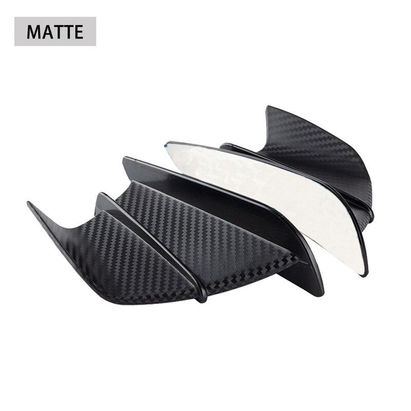 

2 шт. Универсальные мотоциклетные винглеты Дефлектор воздуха Мотоциклы Установлены Для Ветрового стекла Винглет Аэродинамический комплект крыльев Спойлер