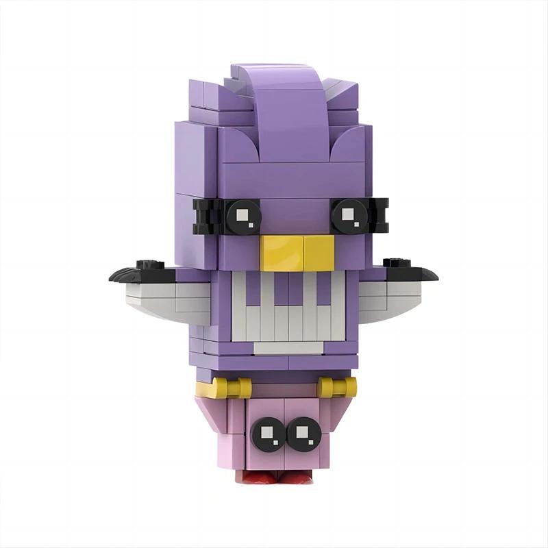 MOC Hot Game Animated Character Cute Kirbys Building Blocks Model Adeline Knight Emperor Cartoon Doll DIY Kids Toy Birthday Gift