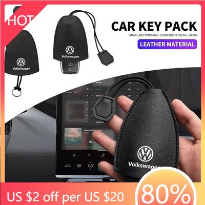 2025 Hot B6 For Volkswagen PU Car Remote Key Case Cover Shell Keychain Protect For Volkswagen Tharu R Polo T5 GTI Tiguan Passat