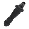 Deep Tissue Massager Head Soft Silicone Replaceable Head Attachment for Muscle Massager Black 0.7in