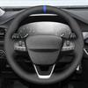 Steering Wheel Cover Faux Leather For Ford Bronco E-Transit Sport Escape Maverick Transit -2024 Braiding Cover Accessories