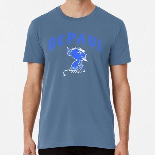 

Depaul Retro Vintage Mascot Design Size S to 5XL Made in the USA T shirt XL