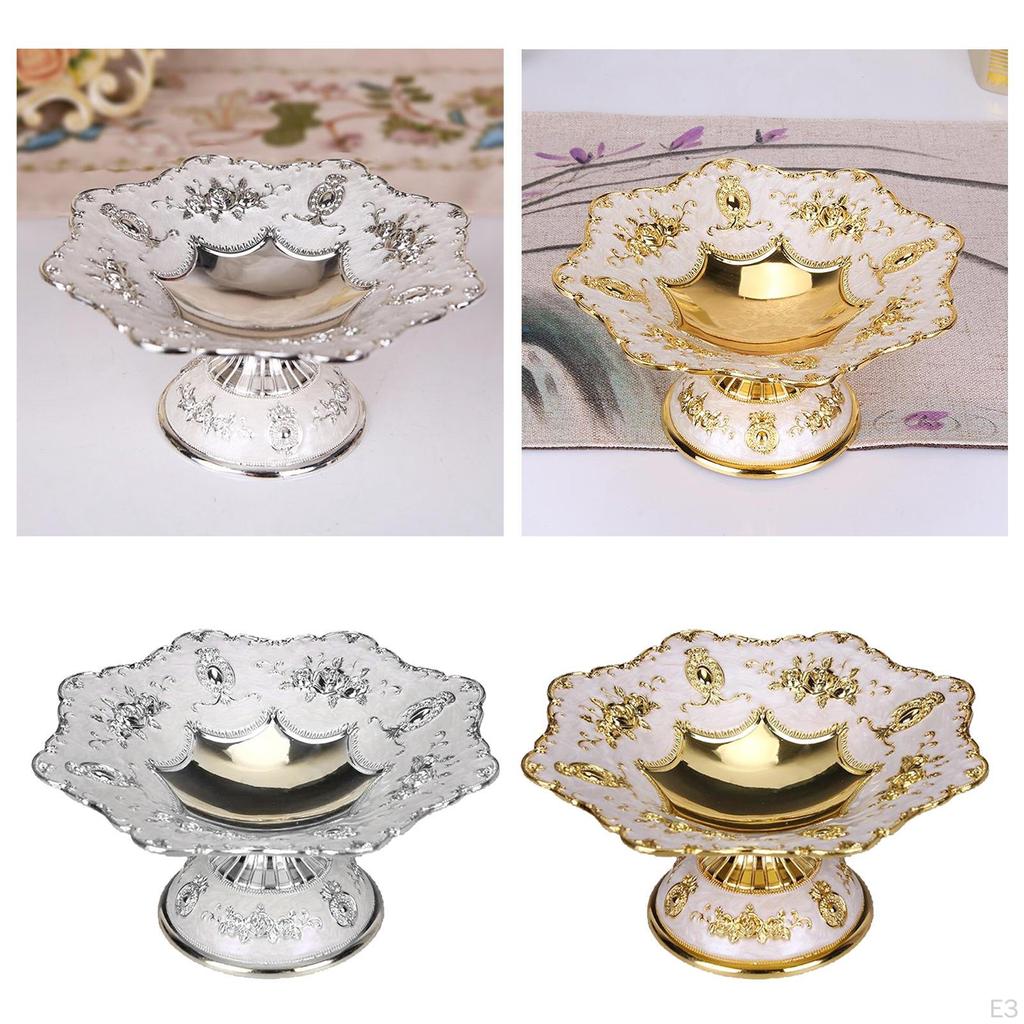 Collection Fruit Tray Pastry Plate Platter Display for Dessert KTV Party Decoration Candy