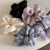 Korean Style Satin Pearlescent Flower Hair Tie